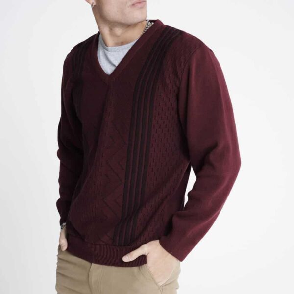 classic jacquard design jumper