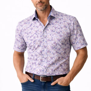 SHORT SLEEVE FLORAL SHIRT
