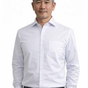 LONG SLEEVE DUO CUFF WHITE SHIRT